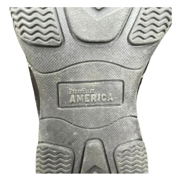 Perry Ellis America Brown Leather Loafers Slip On Men Size 8.5 - Picture 9 of 11